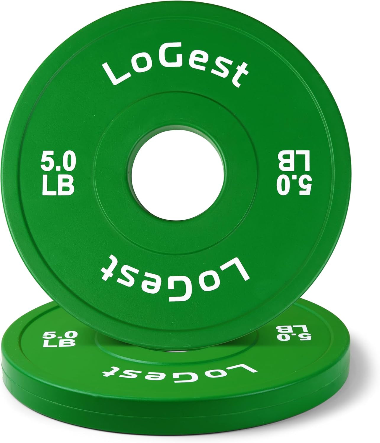 Pair Olympic Plates - Barbell Weights Set of 2 Weight Plates for Olympic Bars Perfect for Strength Training Plates Exercise Balance Available in 2.5LB 5LB 10LB Weight Plate